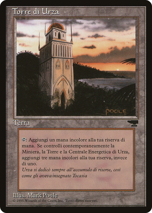 Urza's Tower (Forest) (Italian) - "Torre di Urza" (REN-) - Rinascimento