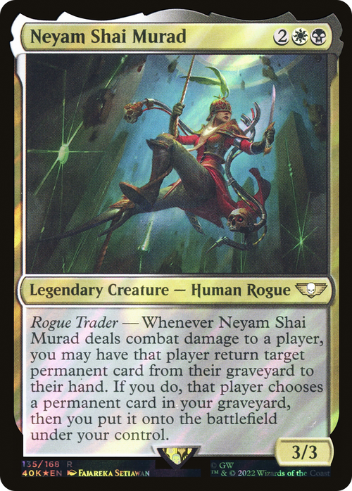 Neyam Shai Murad (Surge Foil) (40K-135) - Warhammer 40,000 Commander Foil