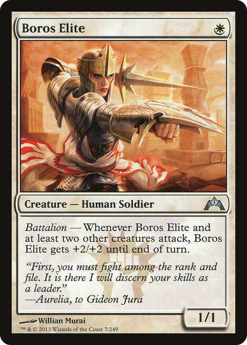 Boros Elite (GTC-007) - Gatecrash Foil