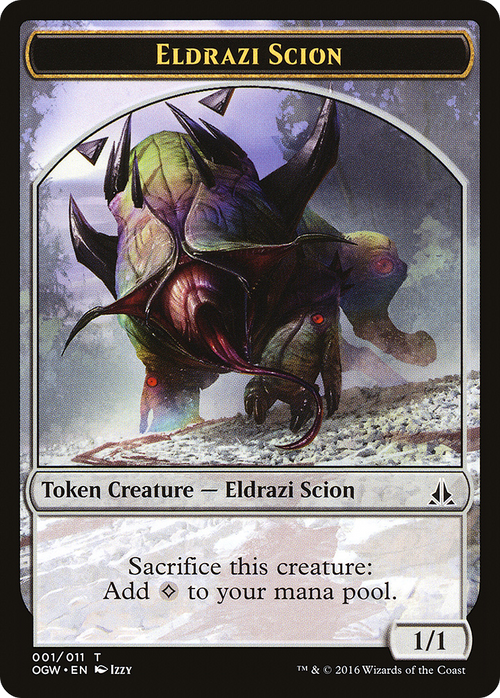 Eldrazi Scion Token (001) (OGW-001) - Oath of the Gatewatch Tokens