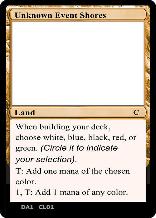 Unknown Event Shores (UNK-) - Unknown Event