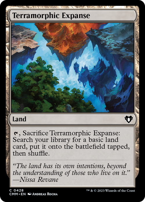 Terramorphic Expanse (CMM-428) - Commander Masters Foil
