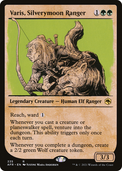Varis, Silverymoon Ranger (Showcase) (AFR-335) - Adventures in the Forgotten Realms: (Showcase) Foil
