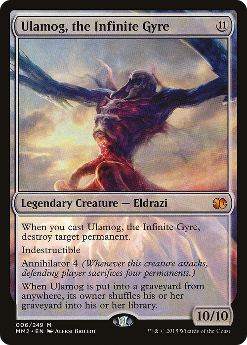 Ulamog, the Infinite Gyre (MM2-006) - Modern Masters 2015