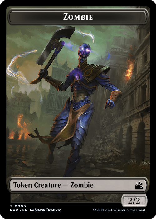 Zombie (TRVR-006) - Ravnica Remastered Tokens