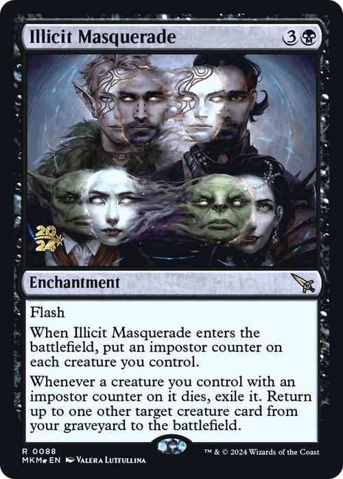 Illicit Masquerade (PRE-088) - Murders at Karlov Manor Promos Foil