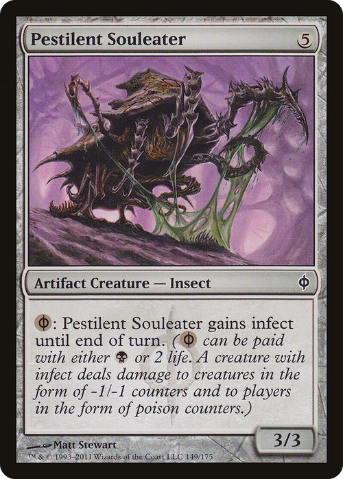 Pestilent Souleater (NPH-149) - New Phyrexia Foil
