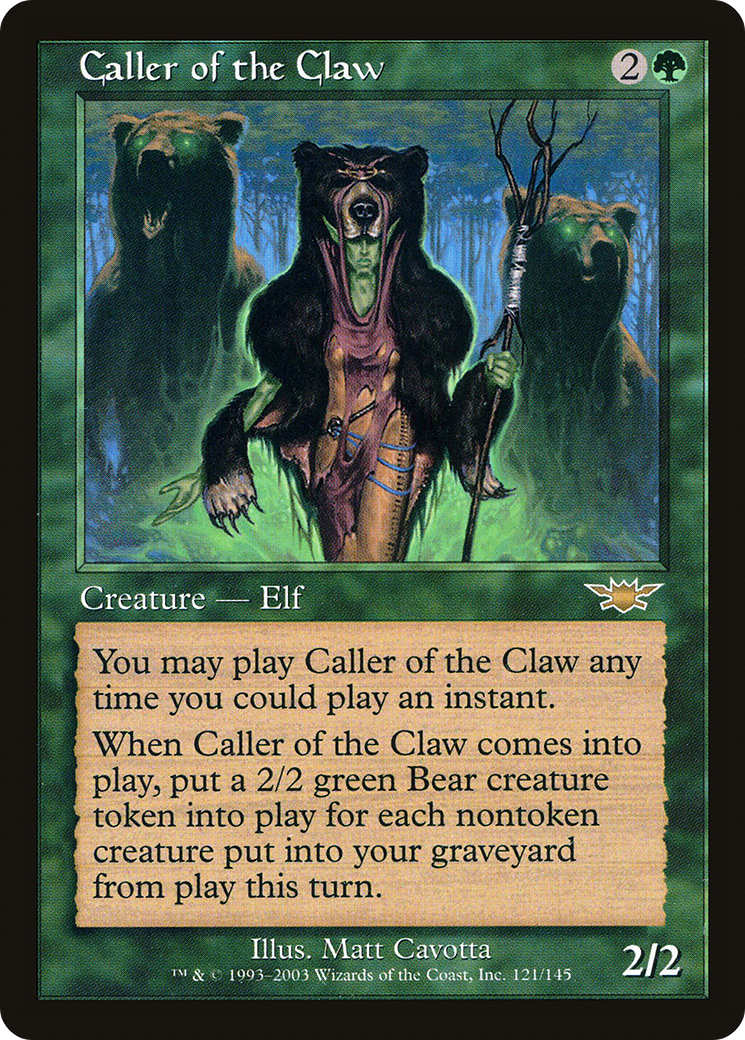 Caller of the Claw (LGN-121) - Legions