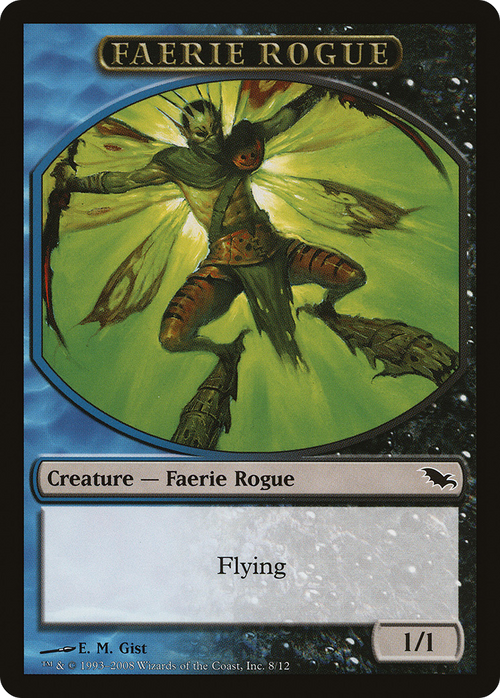 Faerie Rogue Token (SHM-008) - Shadowmoor Tokens