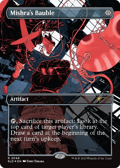 Mishra's Bauble (2046) (Raised Foil) (SLD-2046) - Secret Lair Drop (Borderless) Foil