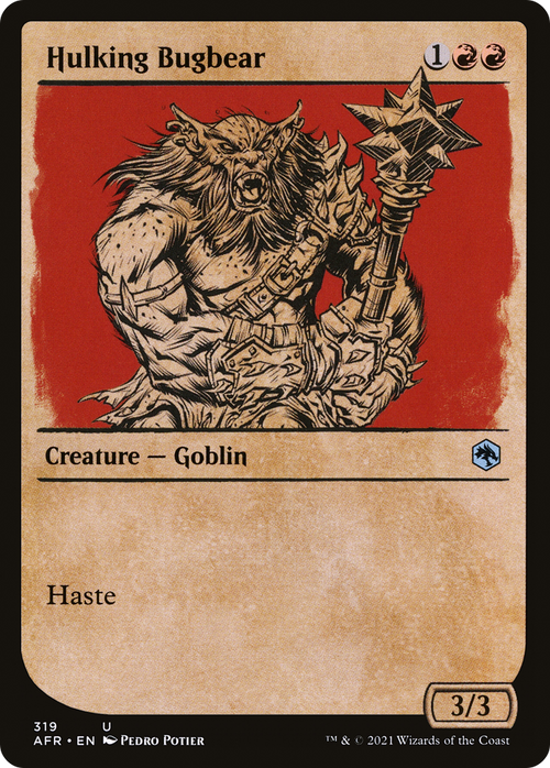 Hulking Bugbear (Showcase) (AFR-319) - Adventures in the Forgotten Realms: (Showcase)