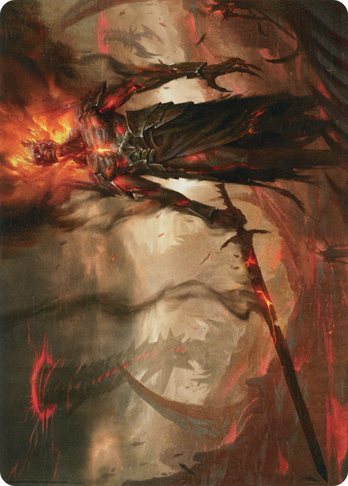Ashen Reaper // Ashen Reaper (AMOM-046) - March of the Machine Art Series (Borderless) Foil