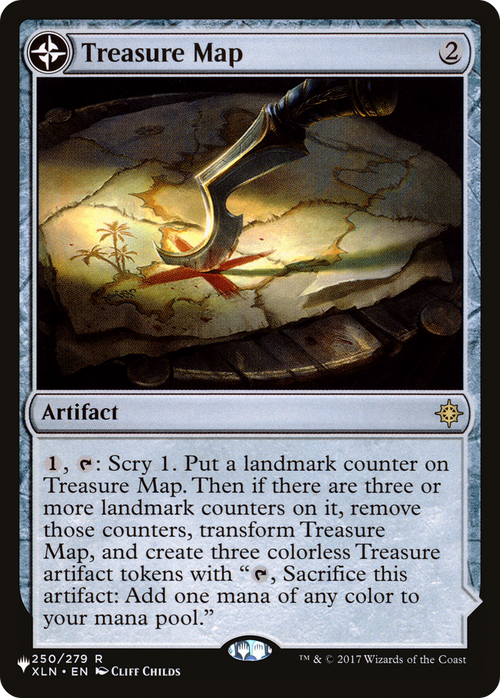 Treasure Map (LIST-XLN-250) - The List: (compasslanddfc)