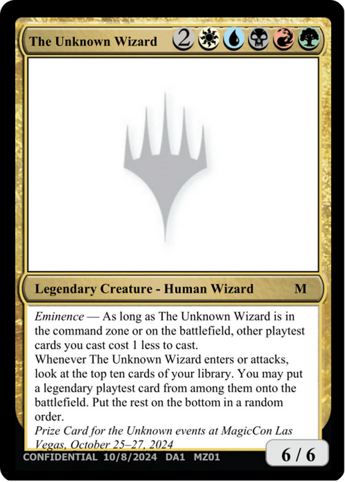 The Unknown Wizard (UNK-MZ01) - Unknown Event