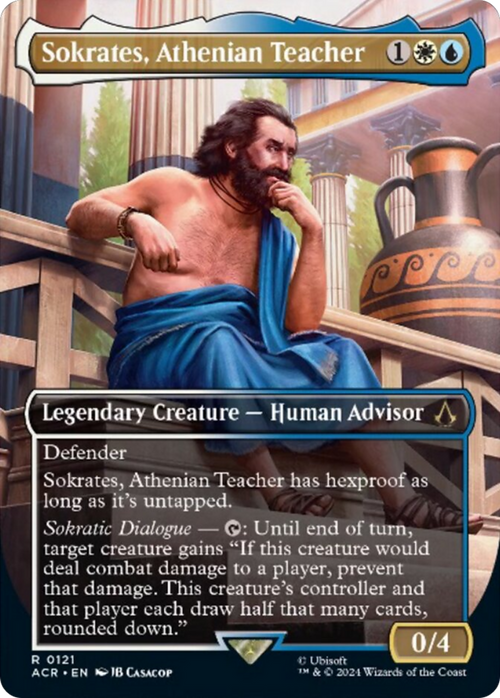 Sokrates, Athenian Teacher (Borderless) (ACR-121) - Assassin's Creed