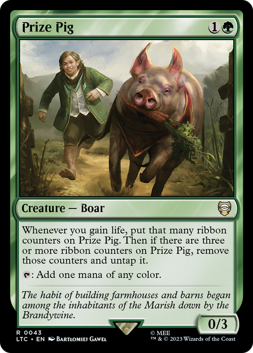 Prize Pig (LTC-043) - Tales of Middle-earth Commander