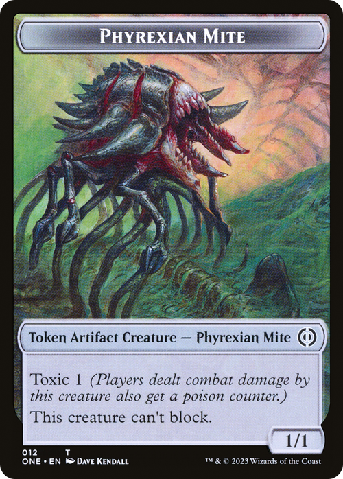 Phyrexian Mite (TONE-012) - Phyrexia: All Will Be One Tokens