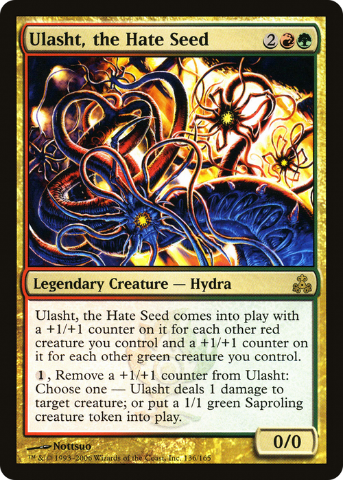 Ulasht, the Hate Seed (GPT-136) - Guildpact Foil