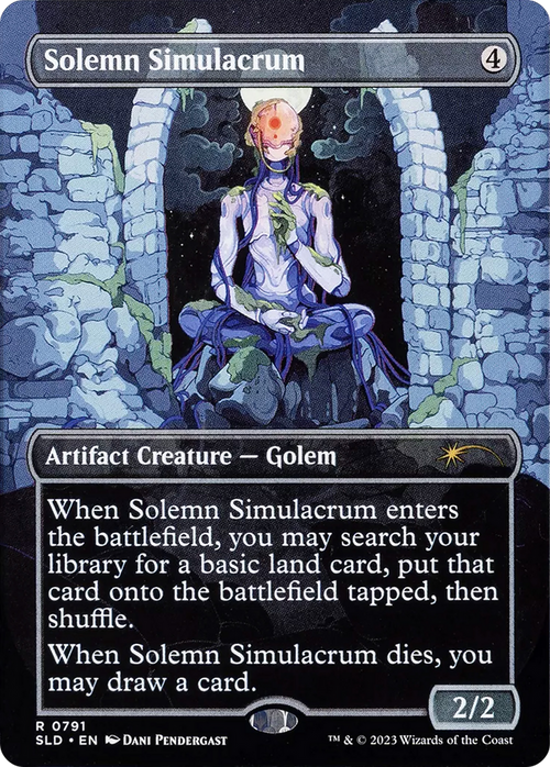 Solemn Simulacrum (0791) (SLD-791) - Secret Lair Drop (Borderless)