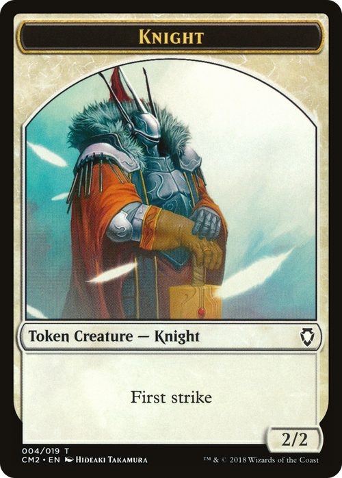 Knight Token (CM2-004) - Commander Anthology Volume II Tokens