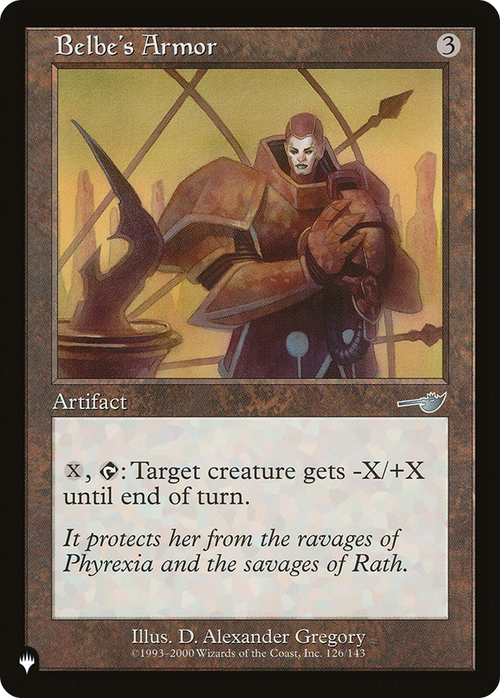 Belbe's Armor (LIST-NEM-126) - The List