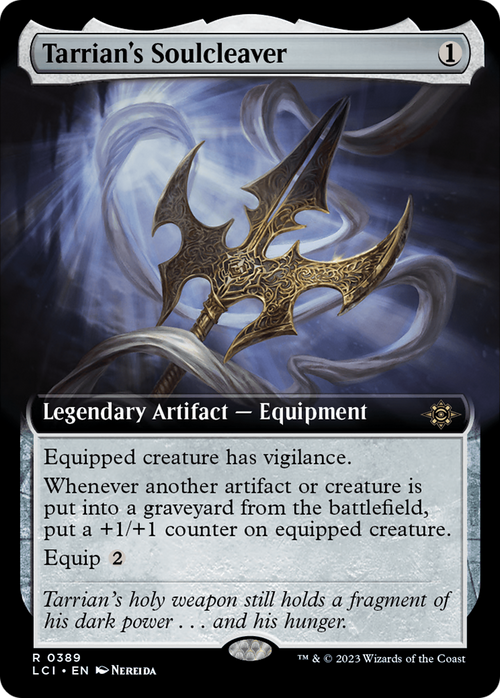 Tarrian's Soulcleaver (Extended Art) (LCI-389) - The Lost Caverns of Ixalan: (Extended Art)
