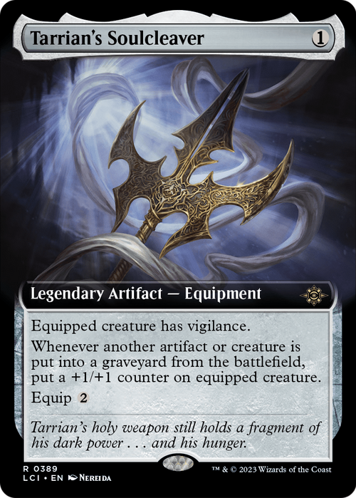 Tarrian's Soulcleaver (Extended Art) (LCI-389) - The Lost Caverns of Ixalan: (Extended Art)