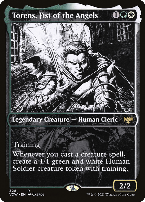 Torens, Fist of the Angels (Showcase) (VOW-328) - Innistrad: Crimson Vow: (Showcase)