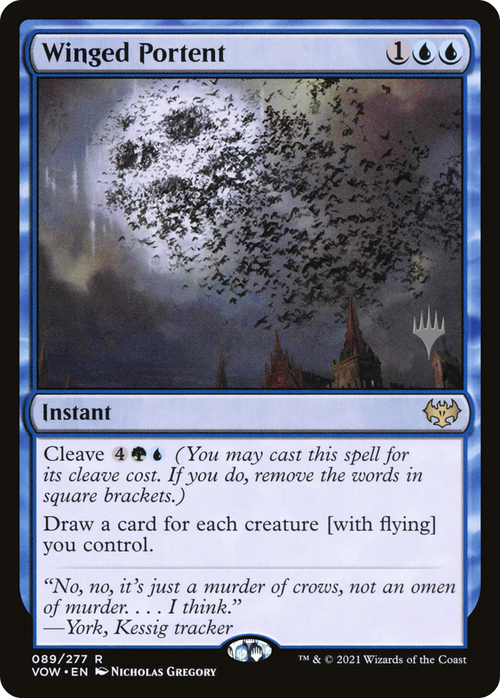 Winged Portent (PPNEO-) - Innistrad: Crimson Vow Promos