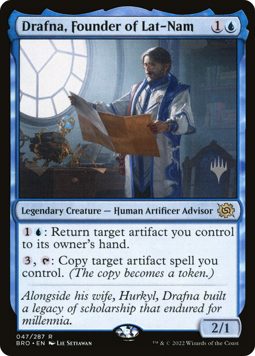 Drafna, Founder of Lat-Nam (PPBRO-047) - The Brothers' War Promos
