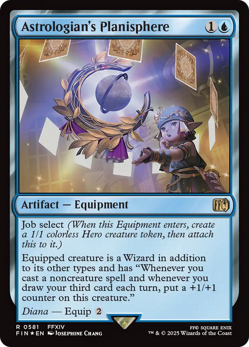 Astrologian's Planisphere (Surge Foil) (FIN-581) - FINAL FANTASY Foil