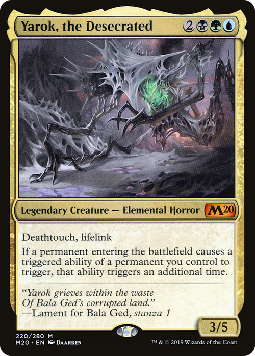 Yarok, the Desecrated (M20-220) - Core Set 2020