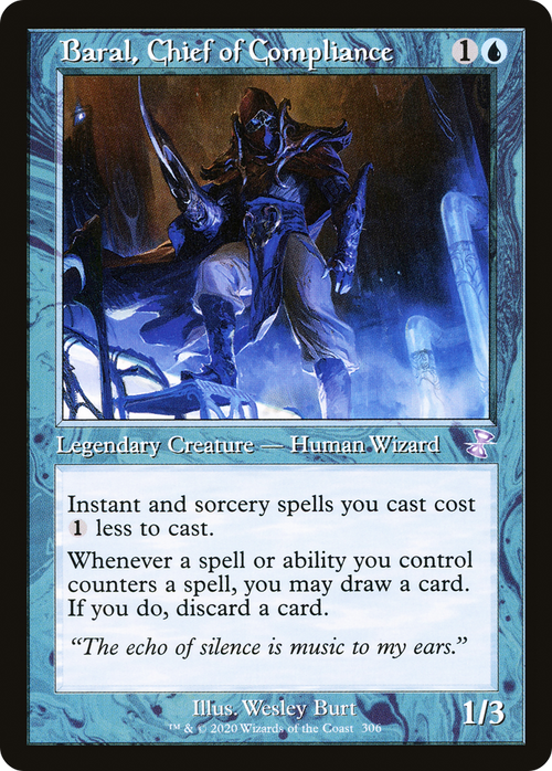 Baral, Chief of Compliance (TSR-306) - Time Spiral Remastered Foil