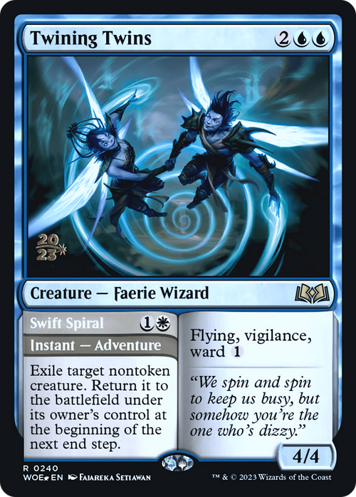 Twining Twins (PRE-240) - Wilds of Eldraine Promos Foil