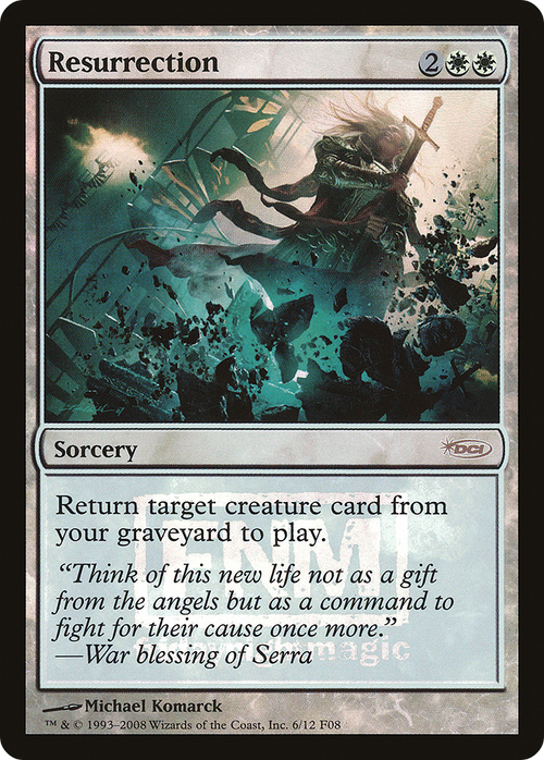 Resurrection (FNM-006) - Friday Night Magic 2008 Foil