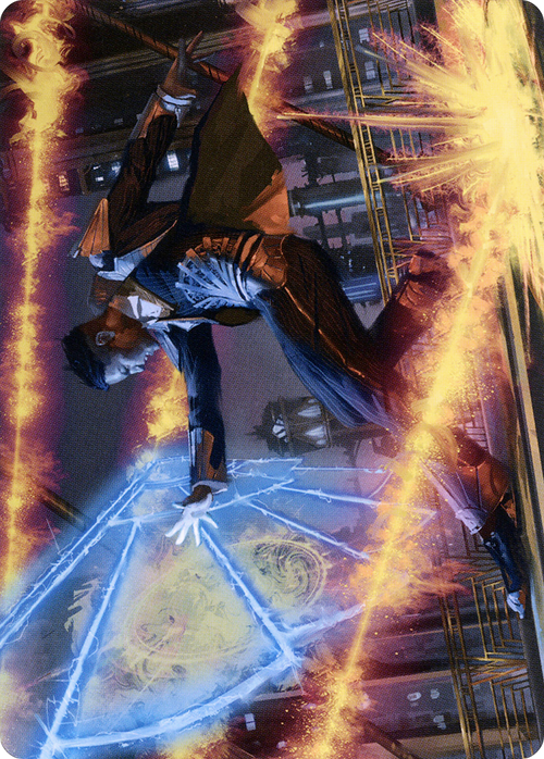 Wingshield Agent // Wingshield Agent (ASNC-014) - New Capenna Art Series (Borderless) Foil