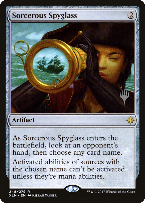 Sorcerous Spyglass (PPM20-248P) - Ixalan Promos
