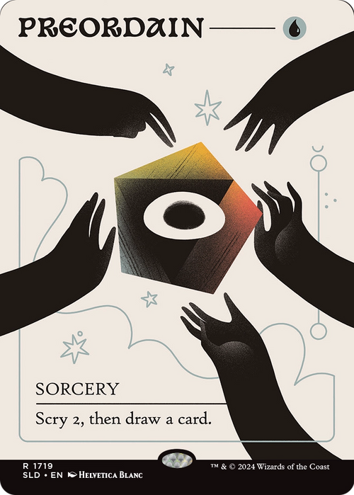 Preordain (SLD-1719) - Secret Lair Drop (Borderless) Foil