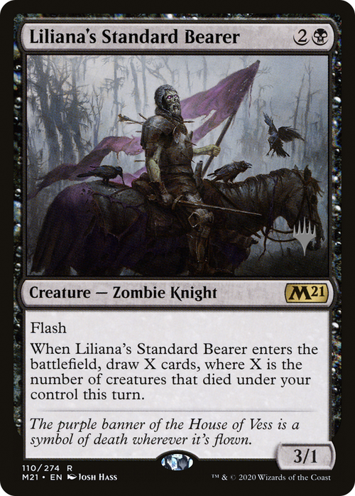 Liliana's Standard Bearer (PPM21-110P) - Core Set 2021 Promos