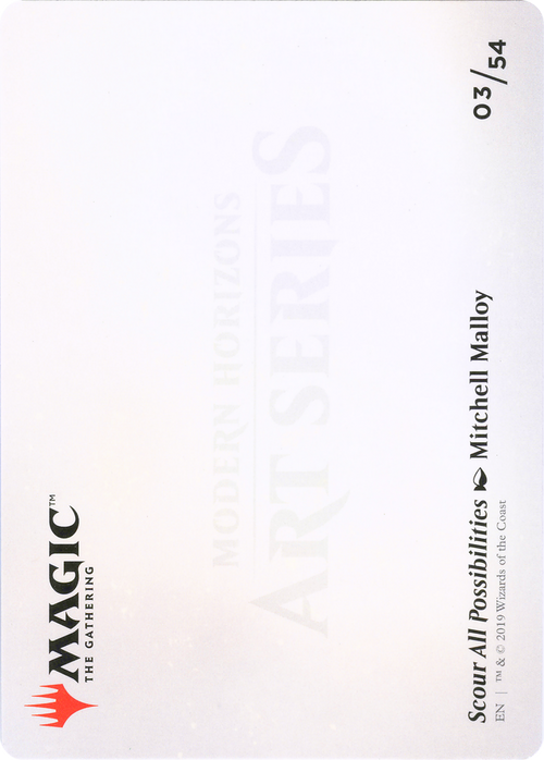 Scour All Possibilities // Scour All Possibilities (AMH1-003) - Modern Horizons Art Series (Borderless)