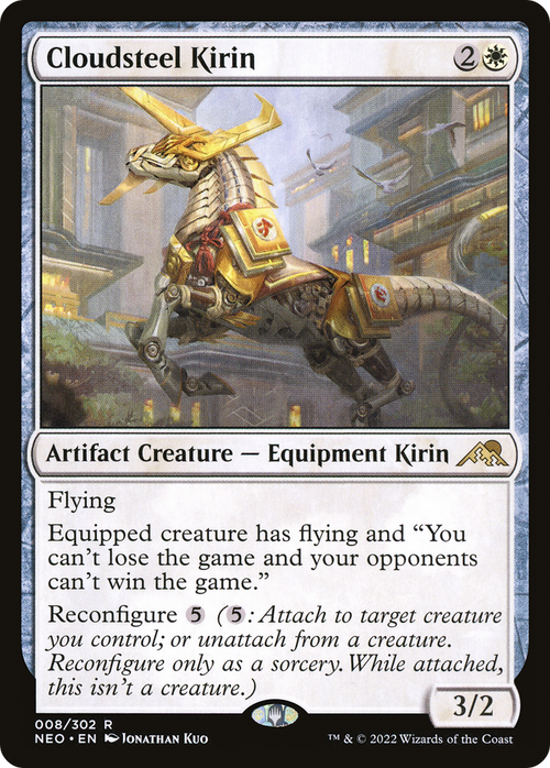 Cloudsteel Kirin (NEO-008) - Kamigawa: Neon Dynasty