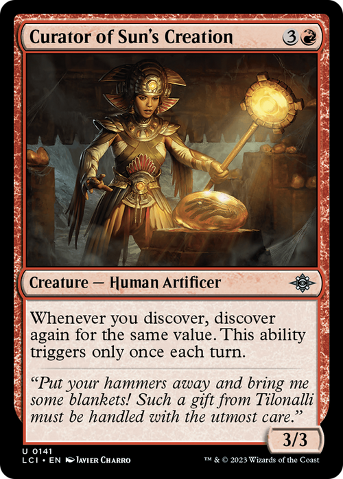 Curator of Sun's Creation (LCI-141) - The Lost Caverns of Ixalan Foil