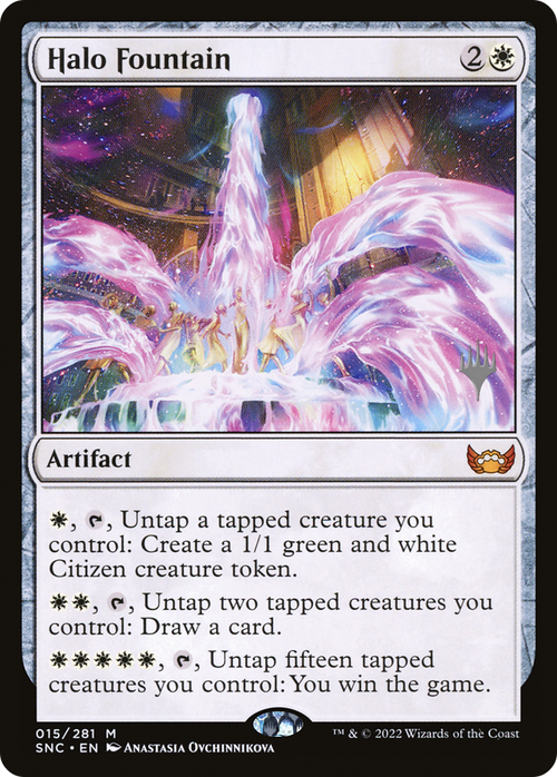 Halo Fountain (PPSNC-015) - Streets of New Capenna Promos Foil