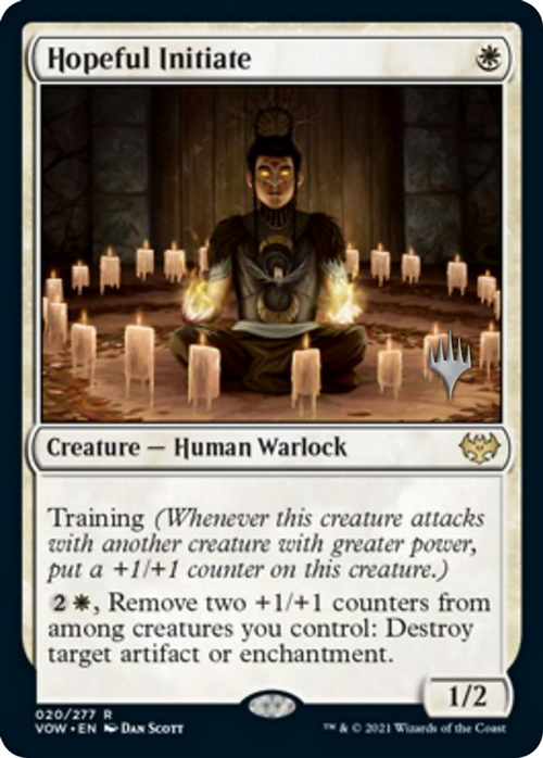 Hopeful Initiate (PPMOM-020) - Innistrad: Crimson Vow Promos