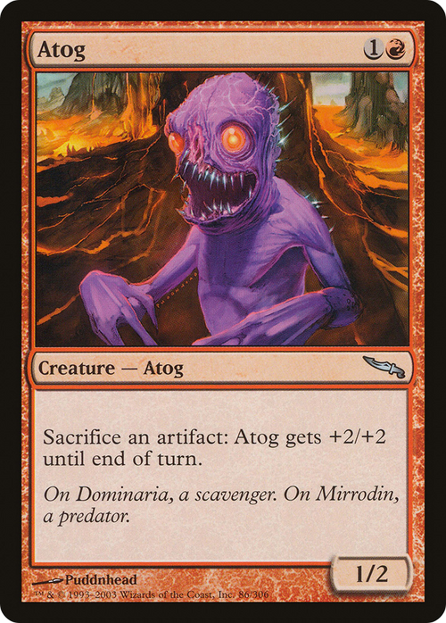Atog (MRD-086) - Mirrodin Foil