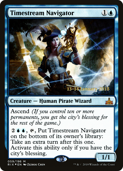 Timestream Navigator (PRE-59S) - Rivals of Ixalan Promos Foil