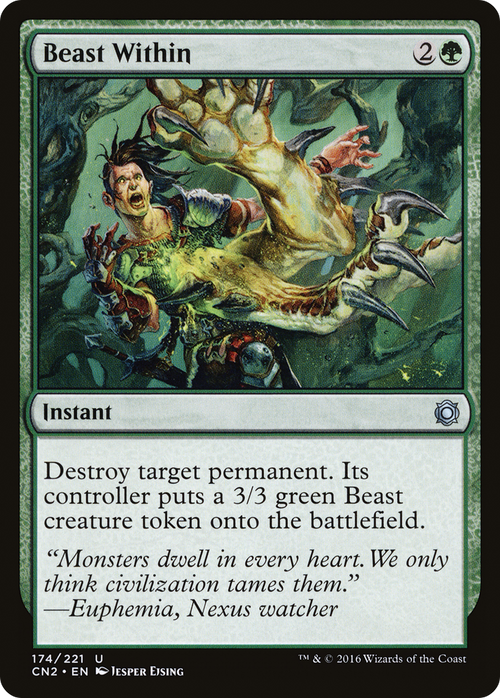 Beast Within (CN2-174) - Conspiracy: Take the Crown Foil