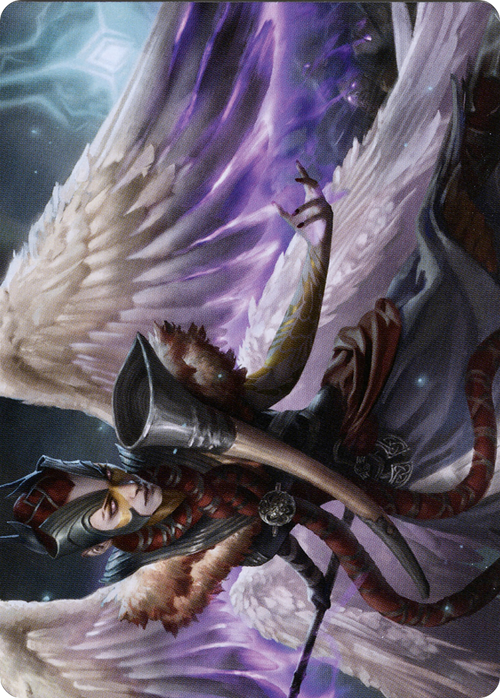 Firja, Judge of Valor // Firja, Judge of Valor (ASKHM-056) - Art Series: Kaldheim (Borderless) Foil