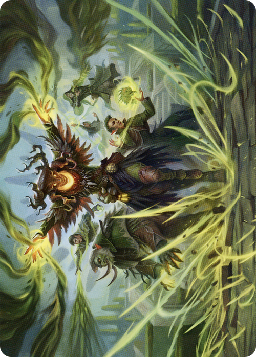 Witherbloom Command // Witherbloom Command (ASTX-045) - Strixhaven Art Series (Borderless) Foil