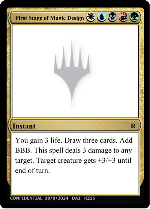 First Stage of Magic Design (UNK-RZ15B) - Unknown Event